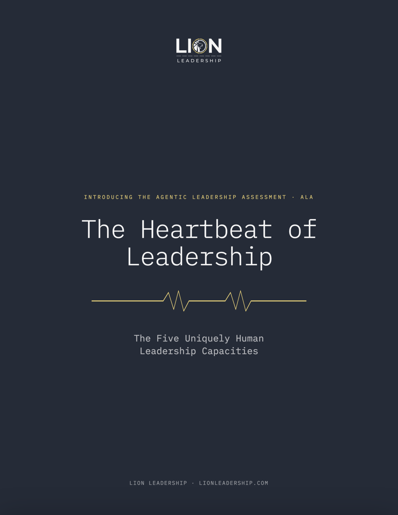 Cover of The Heartbeat of Leadership guide